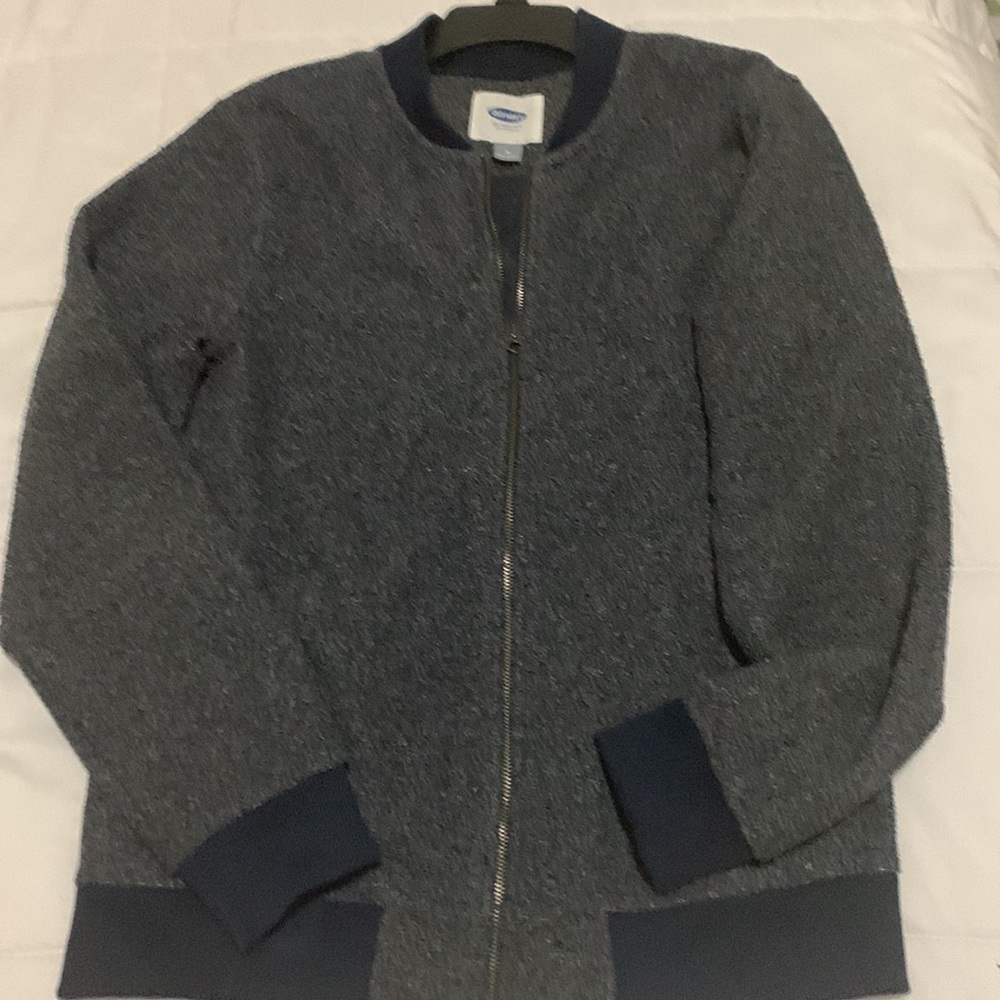 Old Navy zip up men’s jacket. Blue Medium with pockets
